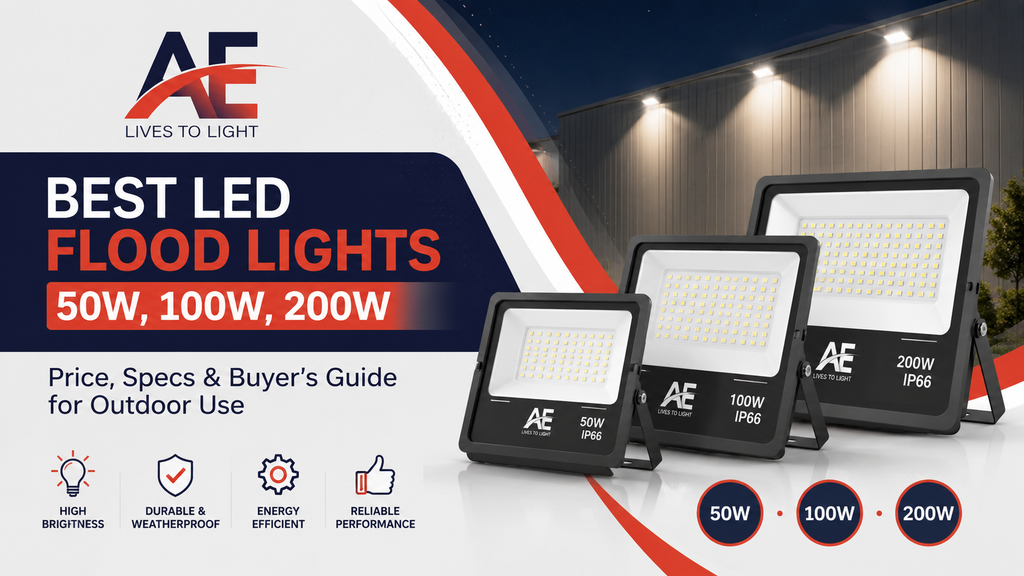 Best LED Flood Lights 50W, 100W & 200W: Price, Specifications & Complete Outdoor Buyer's Guide (2026)