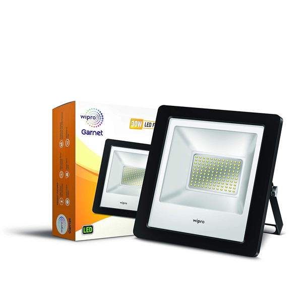 WIPRO GARNET 30-WATT LED FLOODLIGHT 6500K MINIMUM ORDER QTY 2 NOS.