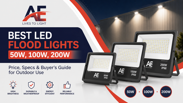 Best LED Flood Lights 50W, 100W & 200W: Price, Specifications & Complete Outdoor Buyer's Guide (2026)
