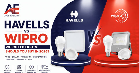 Havells vs Wipro LED Lights: Honest Comparison for Home, Office & Industry (2026)