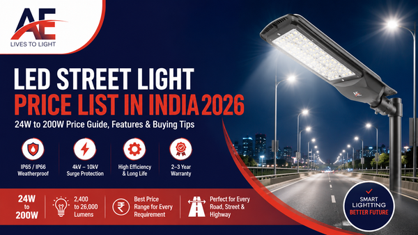 LED Street Light Price in India 2026: Complete Buyer's Guide (24W to 200W)