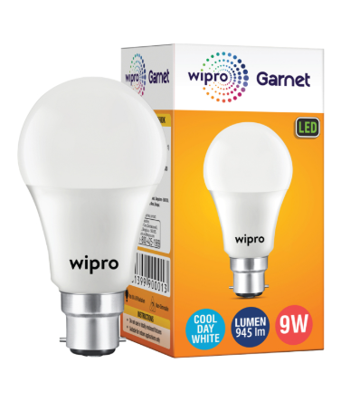 WIPRO GARNET 9-WATT LED BULB 6500K