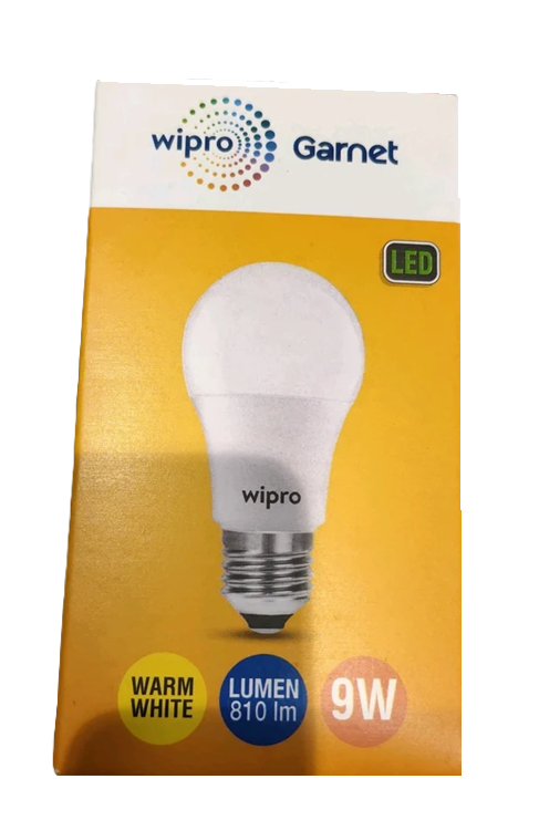 WIPRO GARNET 9-WATT LED BULB 2700K