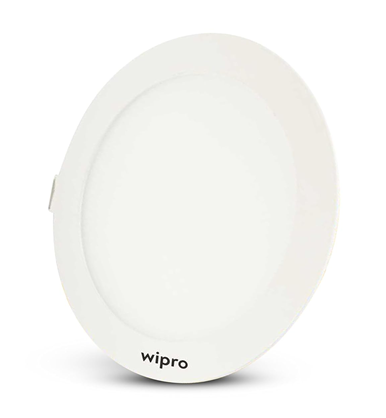 WIPRO GARNET 12-WATT ROUND SLIM PANEL LIGHT 2500K
